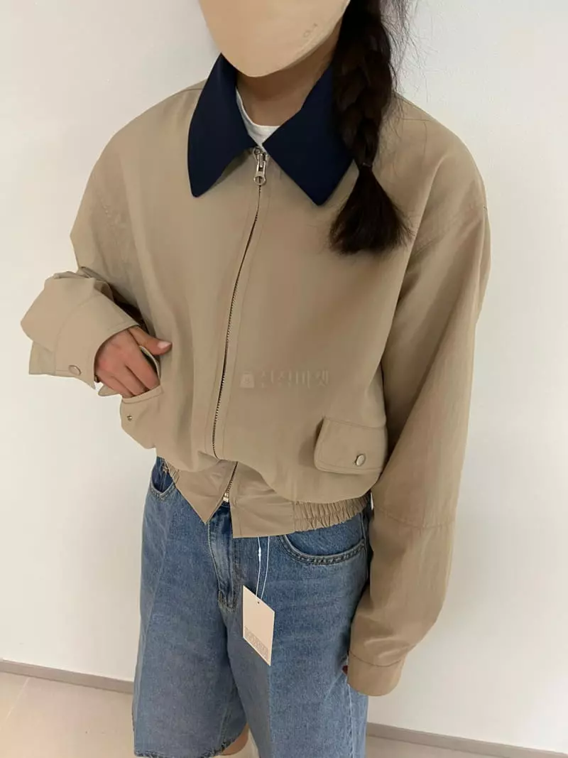Bold - Korean Women Fashion - #womensfashion - Coloring Blouson Jacket - 3