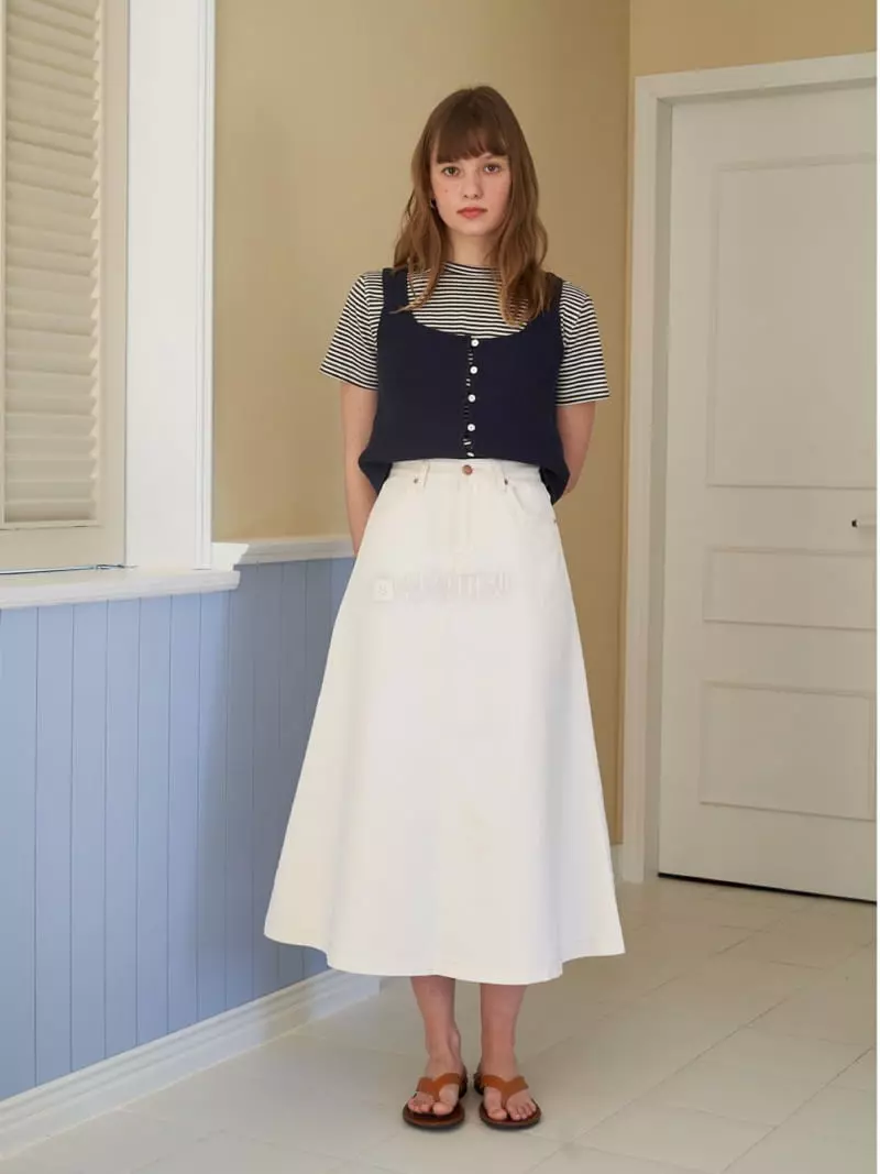 Bold - Korean Women Fashion - #womensfashion - Flare Long Skirt