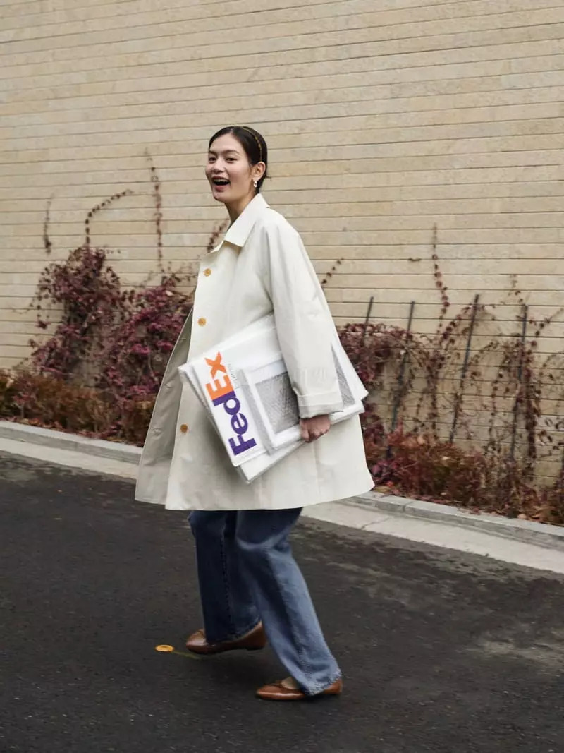 Bold - Korean Women Fashion - #womensfashion - Single Half Trench Coat