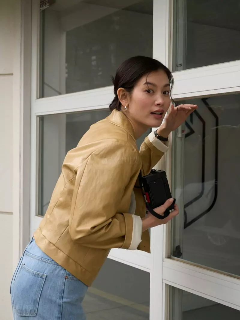 Bold - Korean Women Fashion - #momslook - Leather Short Jacket - 4