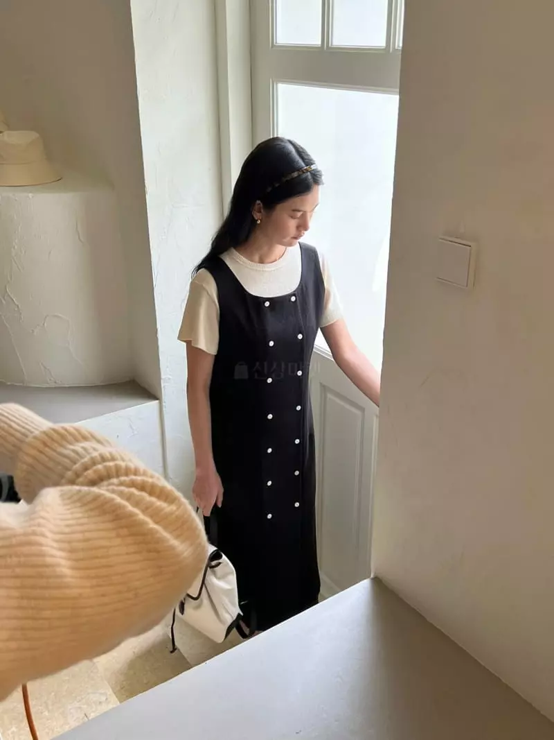 Bold - Korean Women Fashion - #momslook - Cotton Double One-piece - 4
