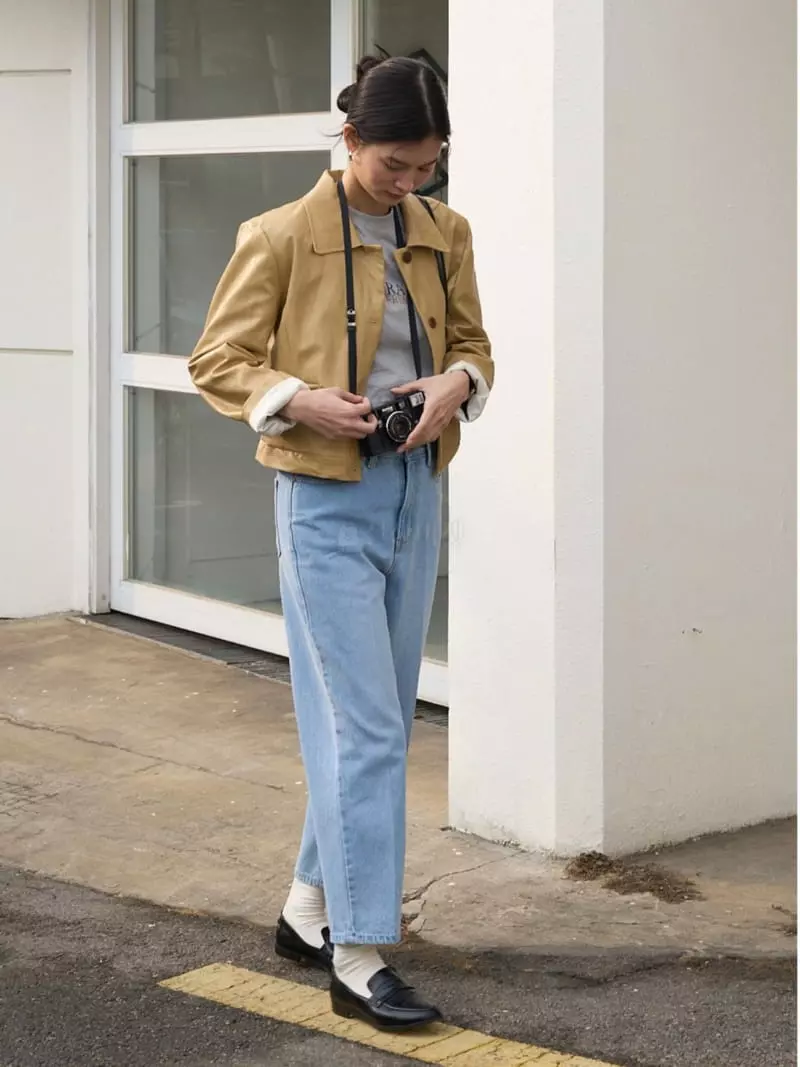 Bold - Korean Women Fashion - #womensfashion - 512 Crop Straight Jeans