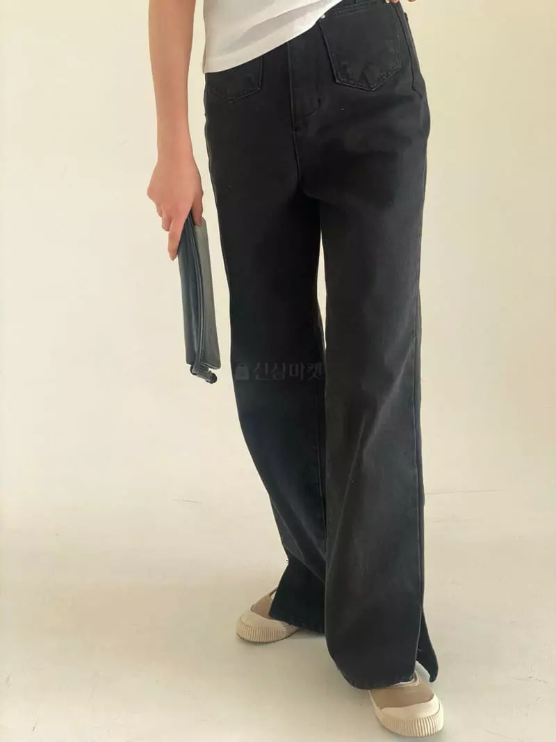 Bold - Korean Women Fashion - #womensfashion - Sha Black Jeans  - 3