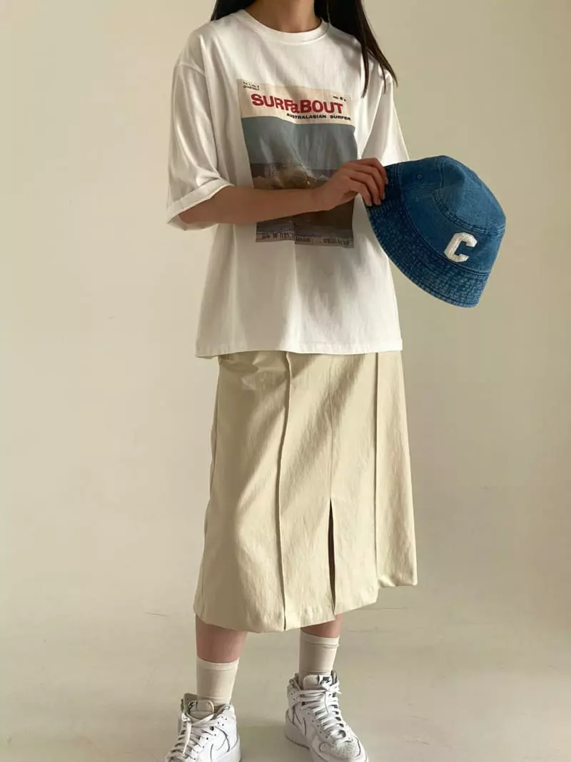 Bold - Korean Women Fashion - #momslook - Surfer Tee - 4