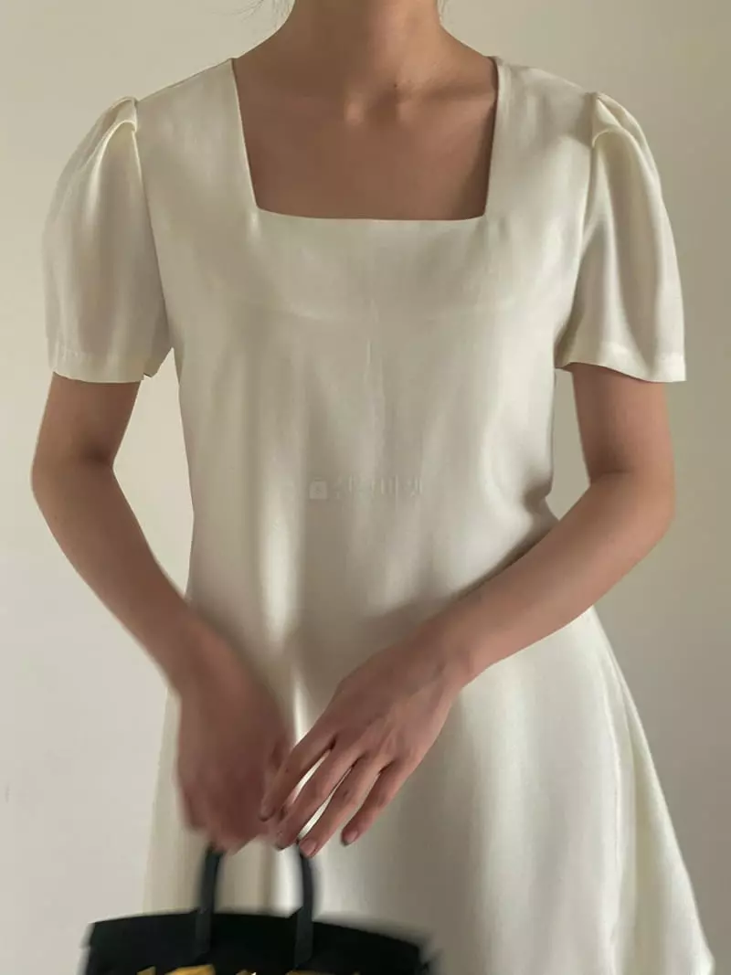 Bold - Korean Women Fashion - #momslook - Square Mini One-piece - 4