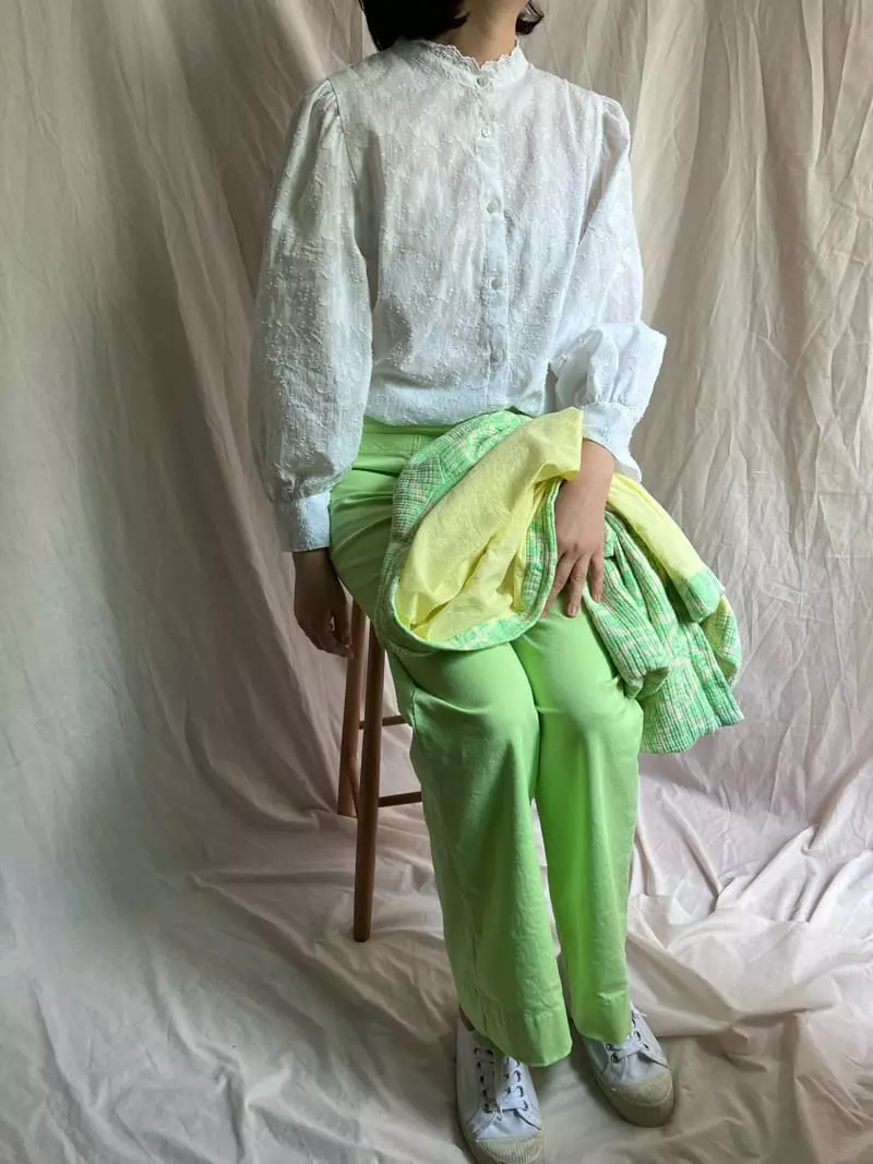Bon Bon Butik - Korean Women Fashion - #vintageinspired - Mom Rose Blouse - 4
