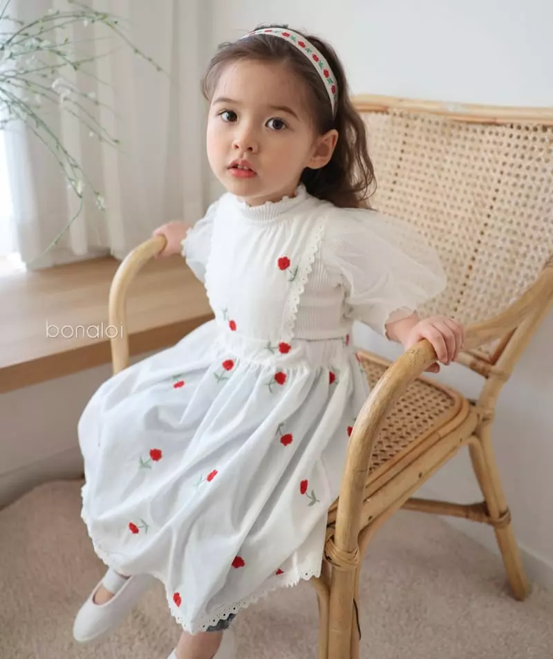 Bonaloi - Korean Children Fashion - #Kfashion4kids - Fansy One-piece - 11