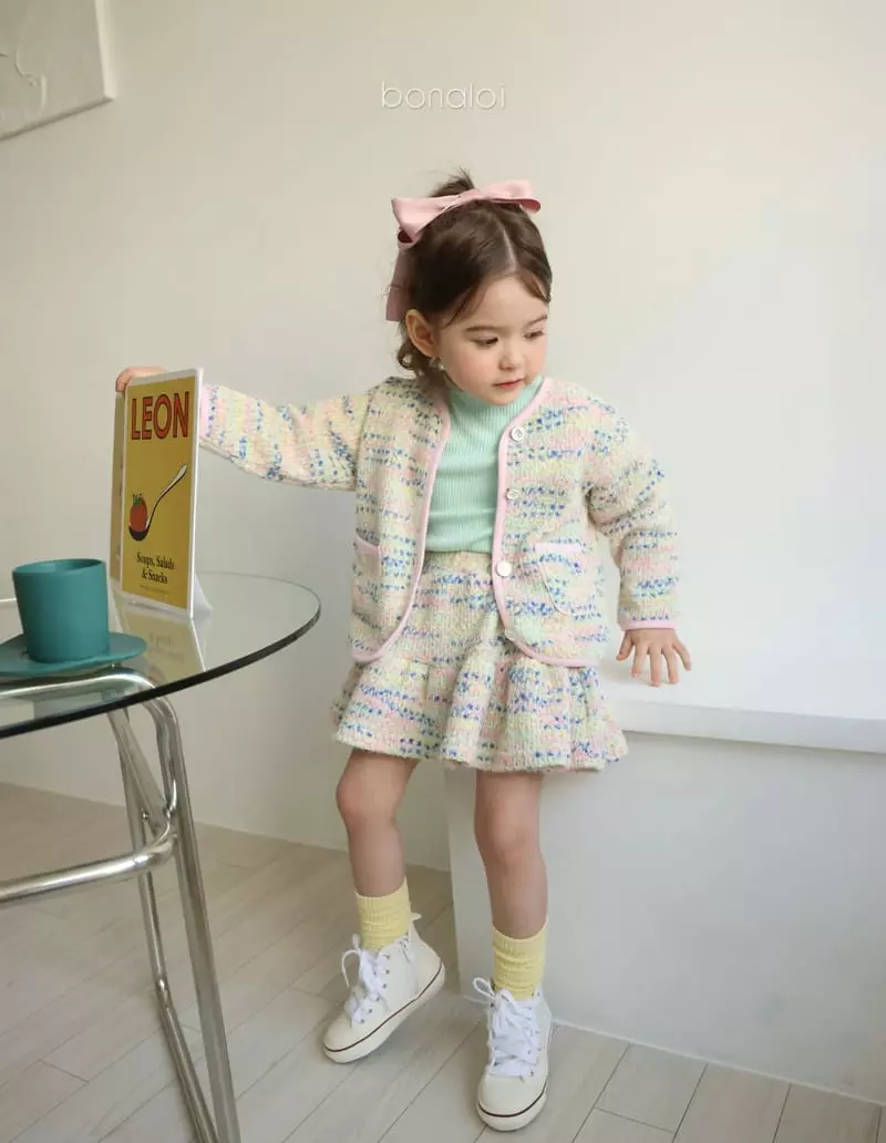 Bonaloi - Korean Children Fashion - #childofig - Gold Heart Skirt - 9