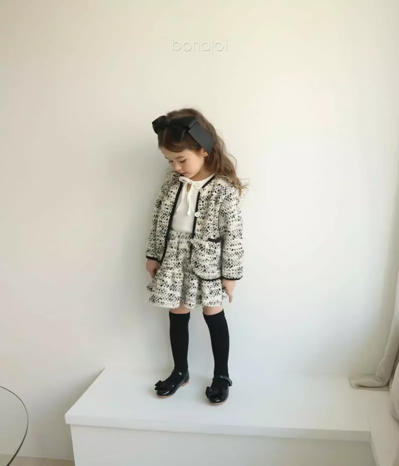 Bonaloi - Korean Children Fashion - #childrensboutique - Gold Heart Cardigan - 9