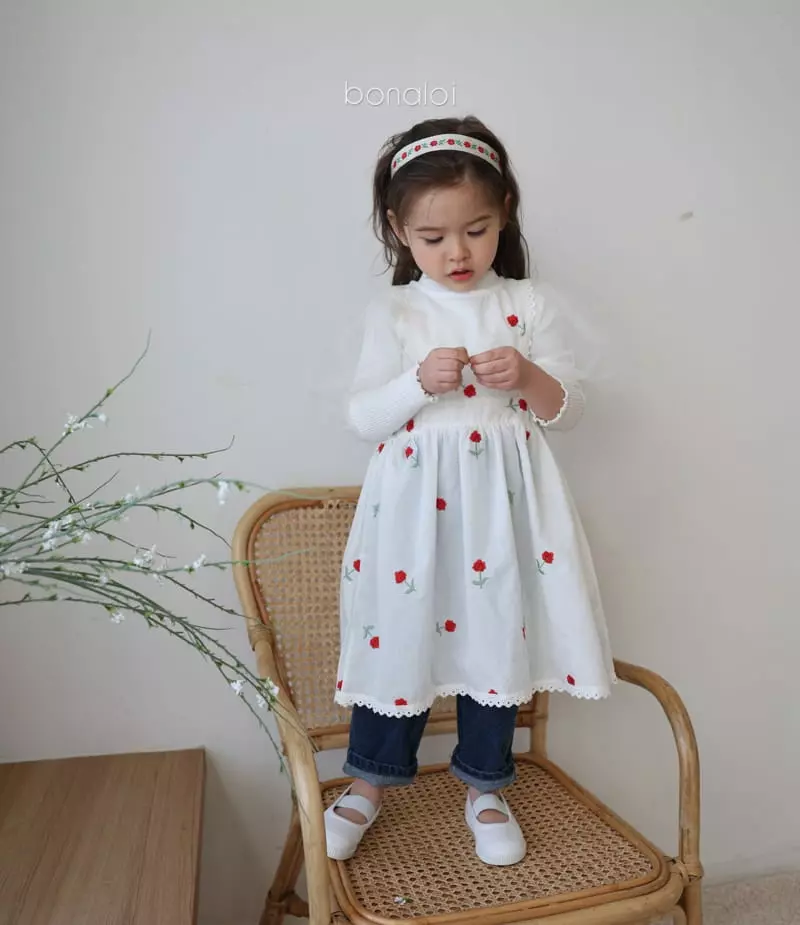 Bonaloi - Korean Children Fashion - #littlefashionista - Fansy One-piece - 12