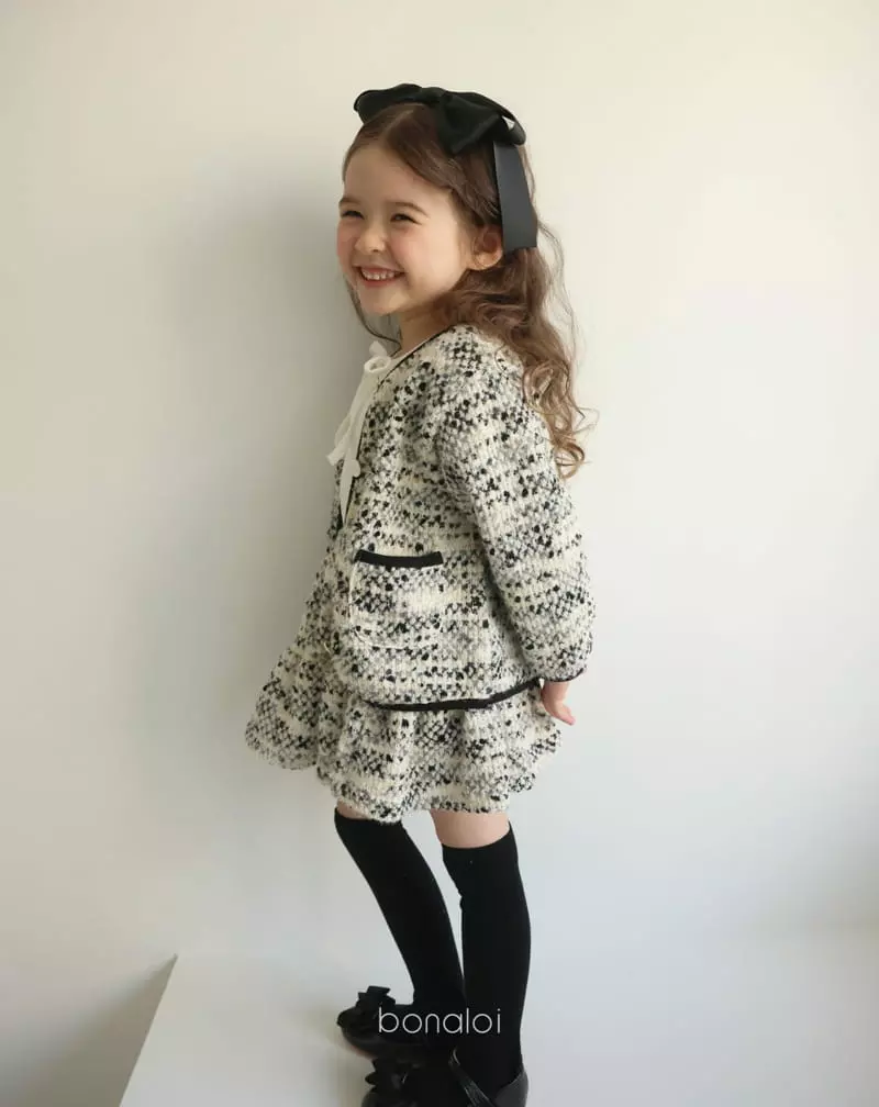 Bonaloi - Korean Children Fashion - #minifashionista - Gold Heart Skirt - 6