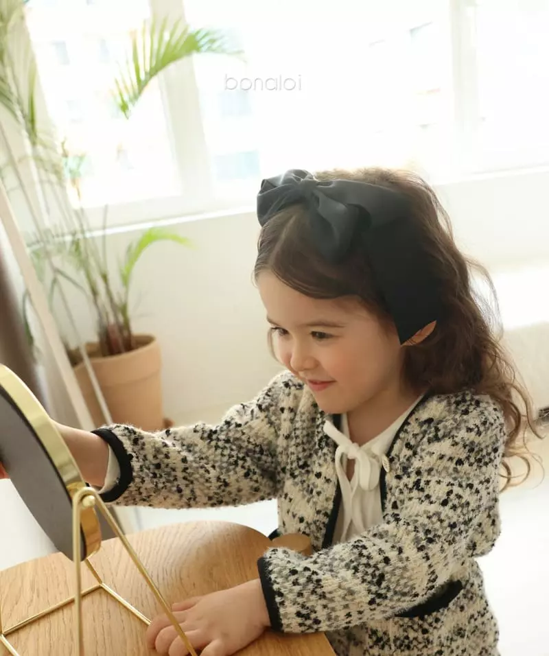 Bonaloi - Korean Children Fashion - #minifashionista - Big Ribbon Hairpin - 3