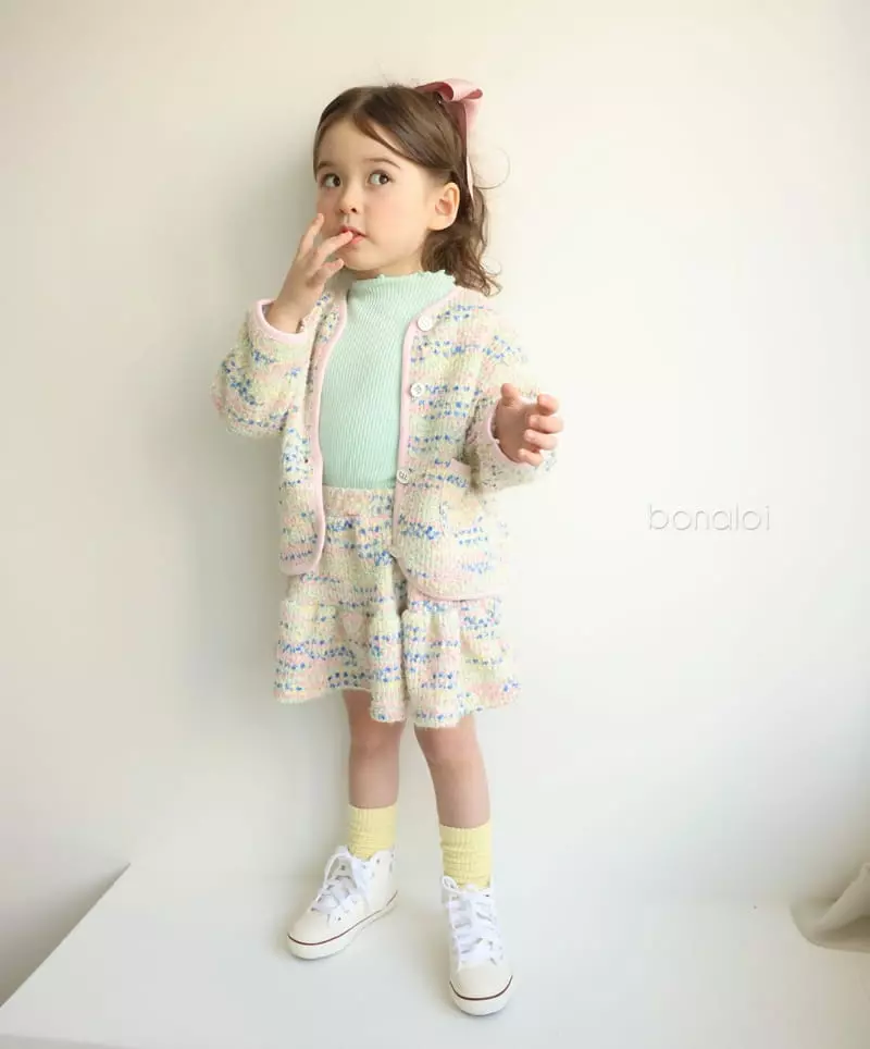 Bonaloi - Korean Children Fashion - #prettylittlegirls - Gold Heart Skirt - 7