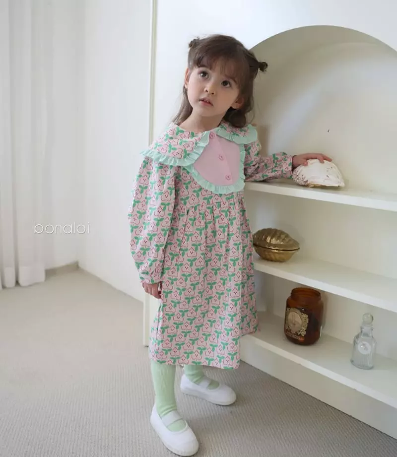 Bonaloi - Korean Children Fashion - #prettylittlegirls - Trinity One-piece - 3