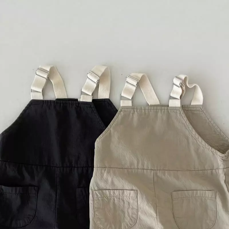 Bonito - Korean Children Fashion - #minifashionista - Tape Dungarees Pahnts - 8
