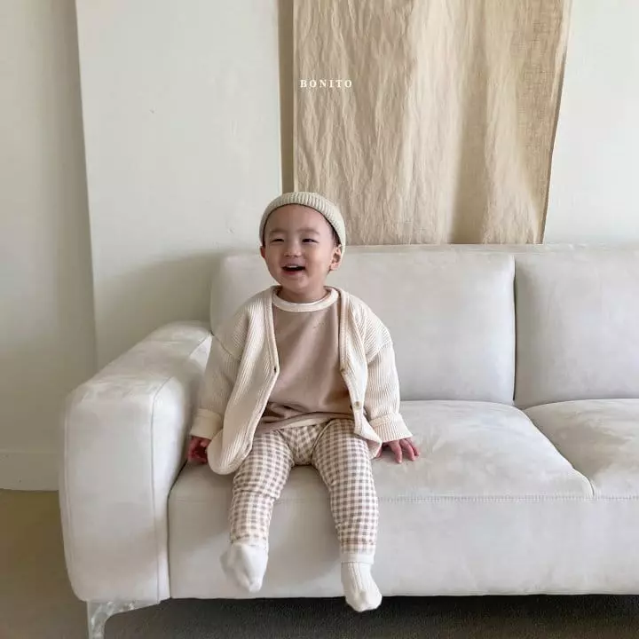Bonito - Korean Children Fashion - #toddlerclothing - Kid Waffle Cardigan - 7