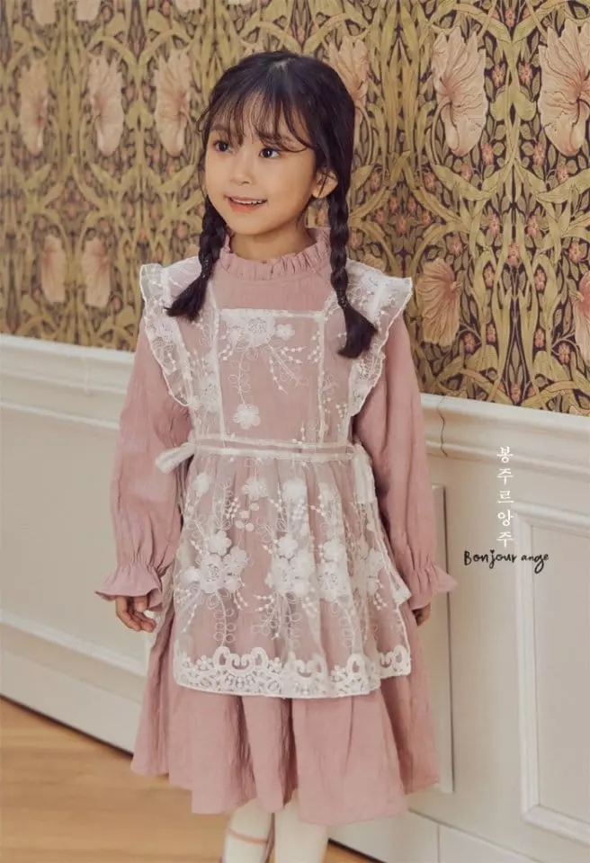 Bonjour Ange - Korean Children Fashion - #childofig - Apron  - 3
