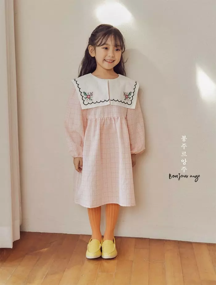 Bonjour Ange - Korean Children Fashion - #designkidswear - Cozy One-piece - 8