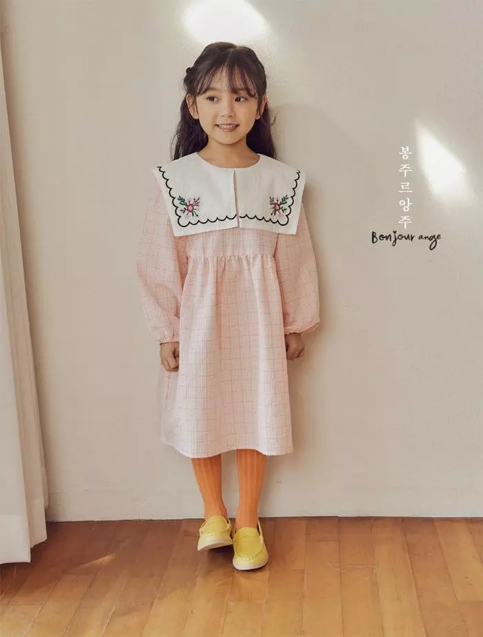 Bonjour Ange - Korean Children Fashion - #discoveringself - Cozy One-piece - 9