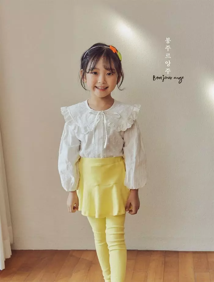 Bonjour Ange - Korean Children Fashion - #kidsshorts - Jessi Cotton Blouse - 10