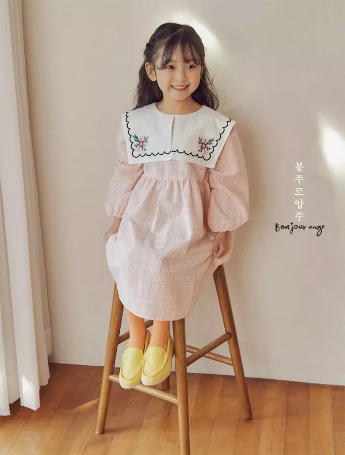 Bonjour Ange - Korean Children Fashion - #kidsstore - Cozy One-piece - 12