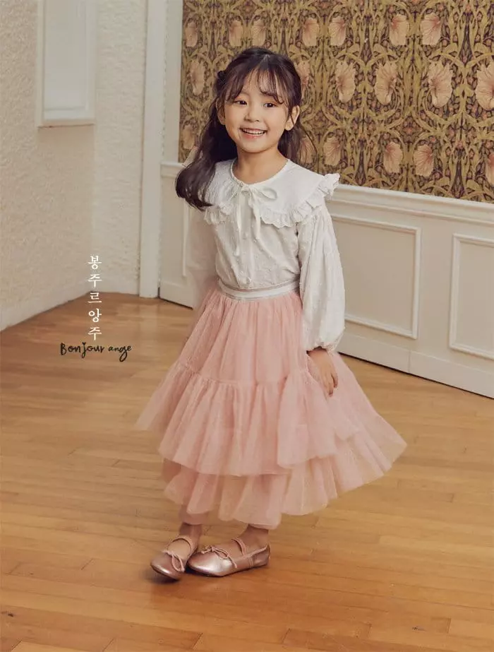Bonjour Ange - Korean Children Fashion - #minifashionista - Jessi Cotton Blouse - 2