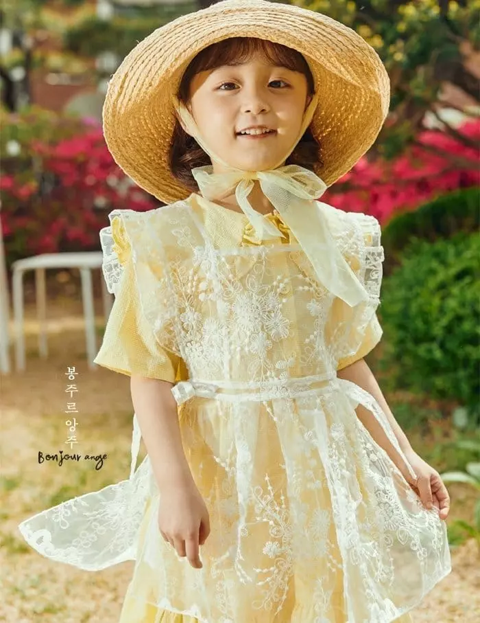 Bonjour Ange - Korean Children Fashion - #minifashionista - Apron 