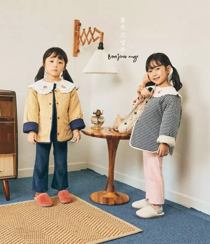 Bonjour Ange - Korean Children Fashion - #prettylittlegirls - Watter Drop Quilting Jumper