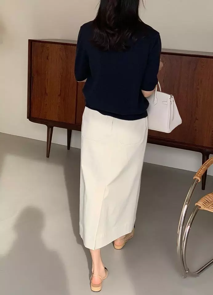Bowen - Korean Women Fashion - #momslook - Buttons Collar Cardigans - 3