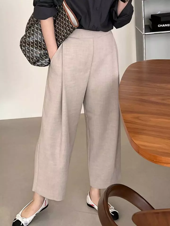 Bowen - Korean Women Fashion - #momslook - Back Banding Pants - 3