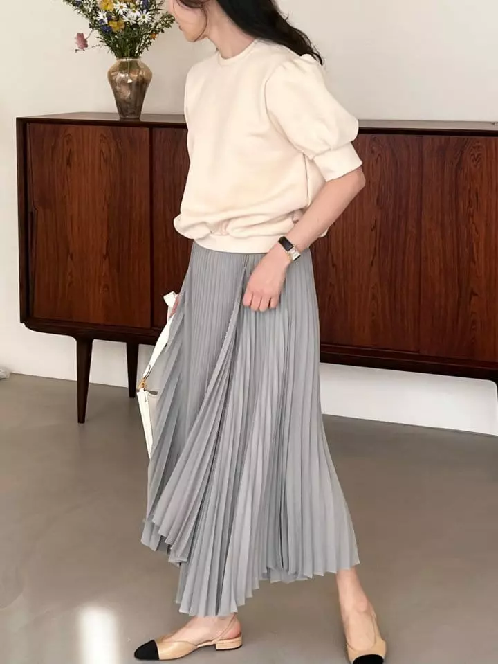 Bowen - Korean Women Fashion - #pursuepretty - Lia Pleates Skirt - 5