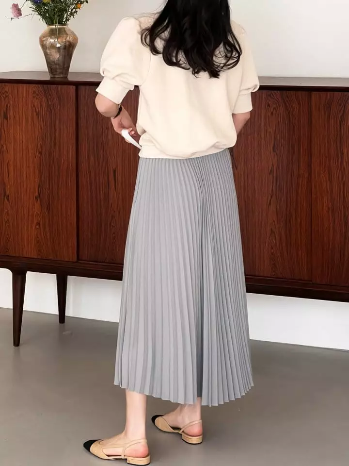 Bowen - Korean Women Fashion - #vintageinspired - Lia Pleates Skirt - 3