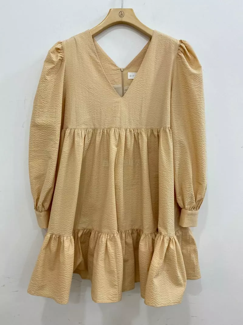 Bplan - Korean Women Fashion - #momslook - Bubble One-piece - 2