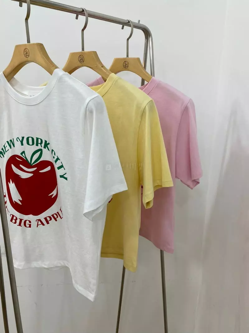 Bplan - Korean Women Fashion - #pursuepretty - Apple Tee - 5