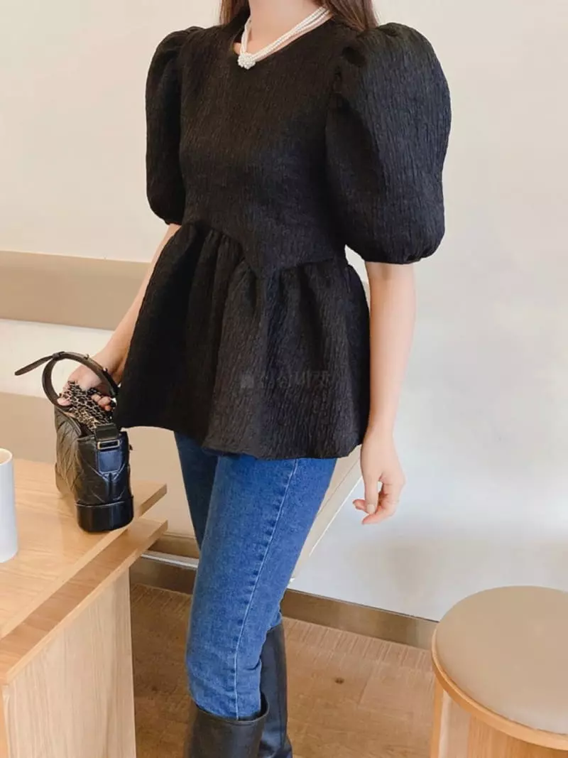 Bplan - Korean Women Fashion - #restrostyle - Muse Blouse - 2