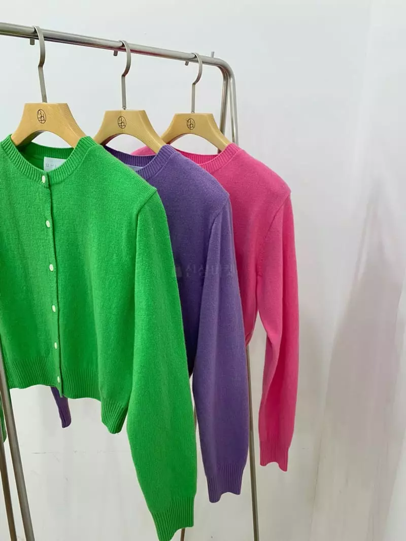 Bplan - Korean Women Fashion - #shopsmall - Crop Cardigan - 4