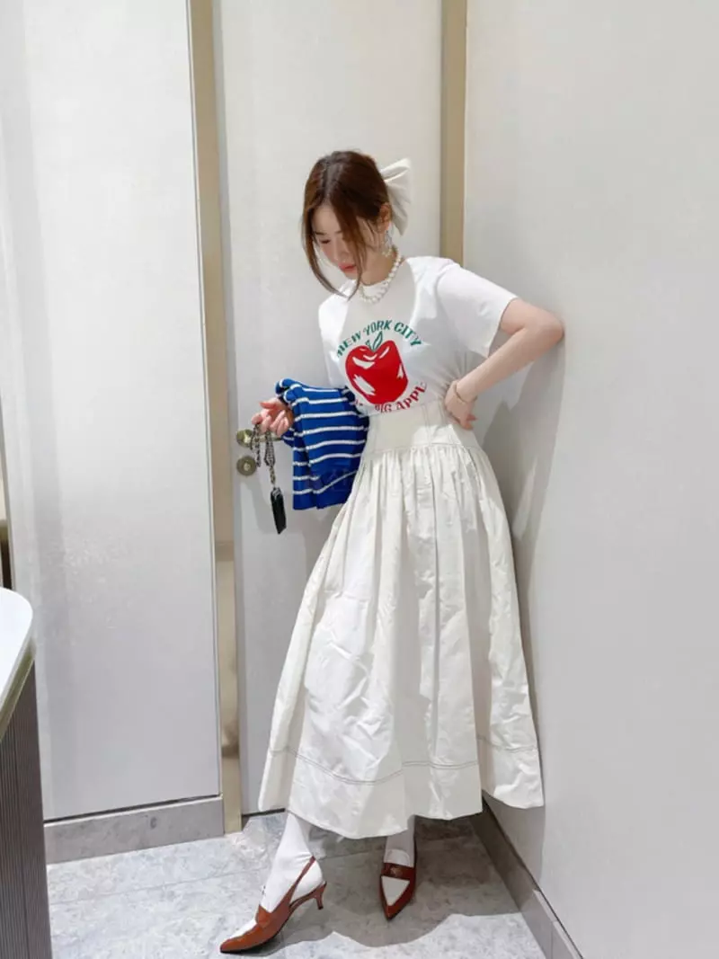 Bplan - Korean Women Fashion - #womensfashion - Stitch Skirt