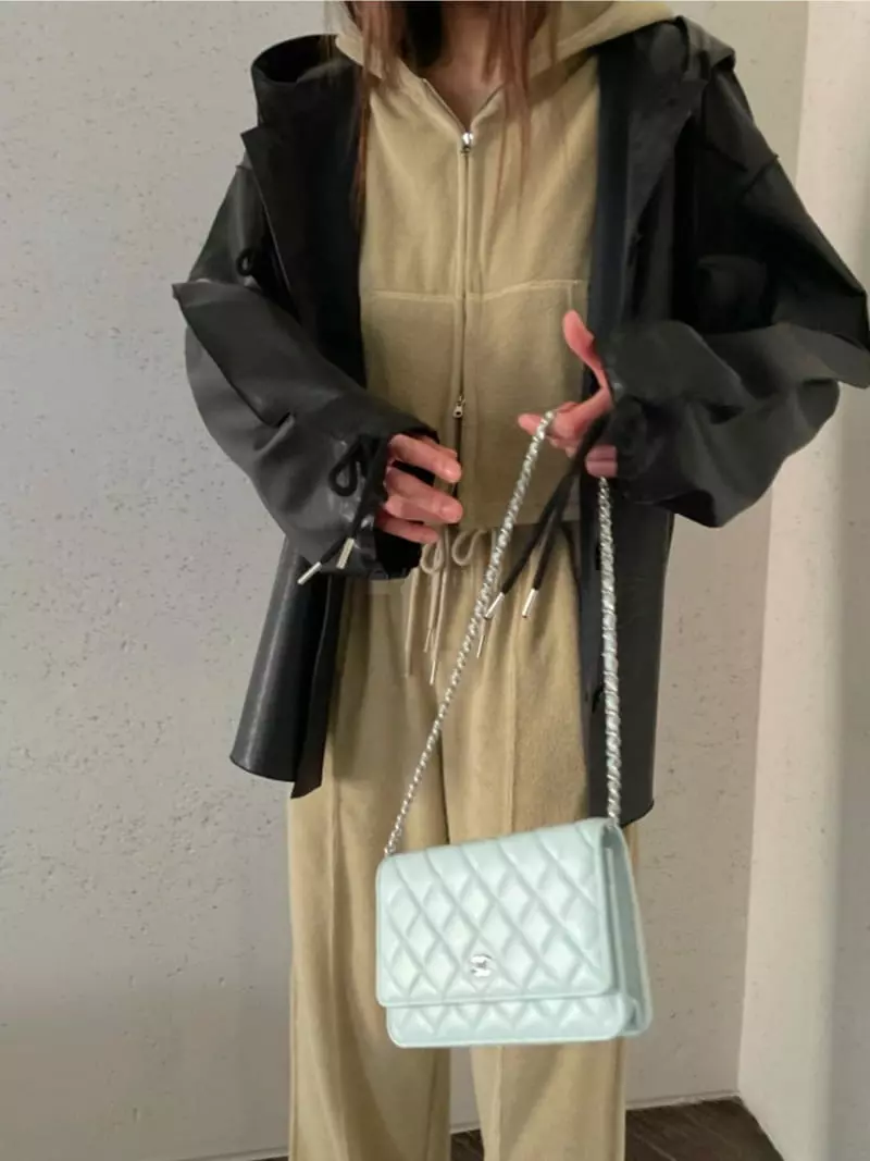 Breathe - Korean Women Fashion - #momslook - Towel Hoody Zip-up 