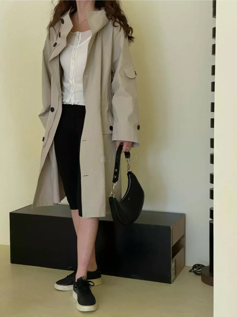 Breathe - Korean Women Fashion - #momslook - Hoody Bomber Jacket