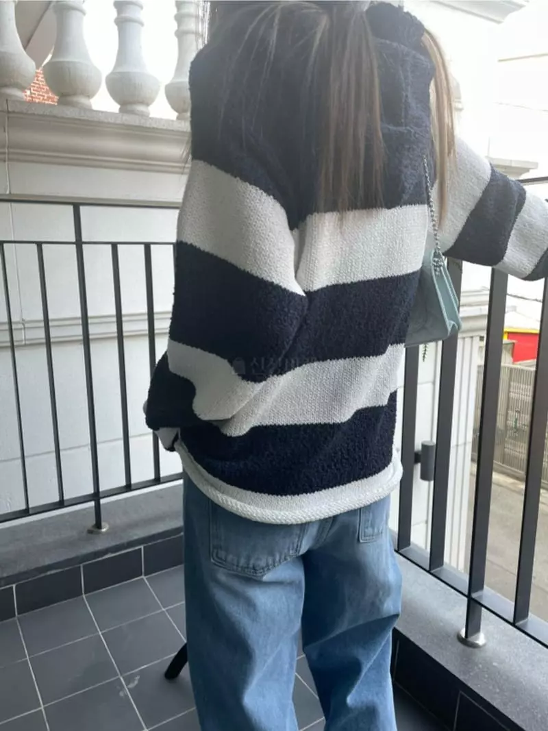 Breathe - Korean Women Fashion - #thelittlethings - Candy Hoody Knit Tee - 4