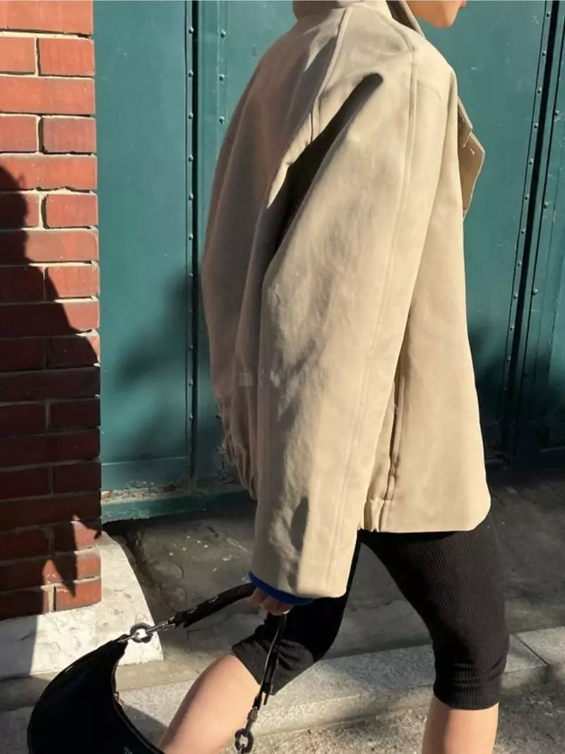 Breathe - Korean Women Fashion - #momslook - Free Blouson Jacket - 3