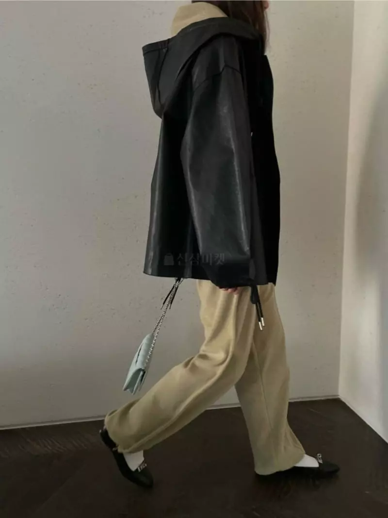 Breathe - Korean Women Fashion - #vintagekidsstyle - Hoody Linking Jacket - 4