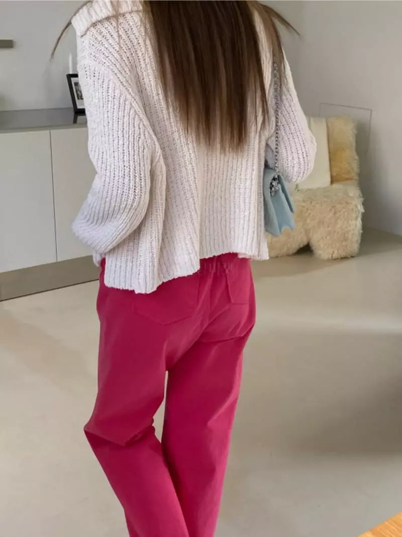 Breathe - Korean Women Fashion - #restrostyle - Cotton Slit Pants