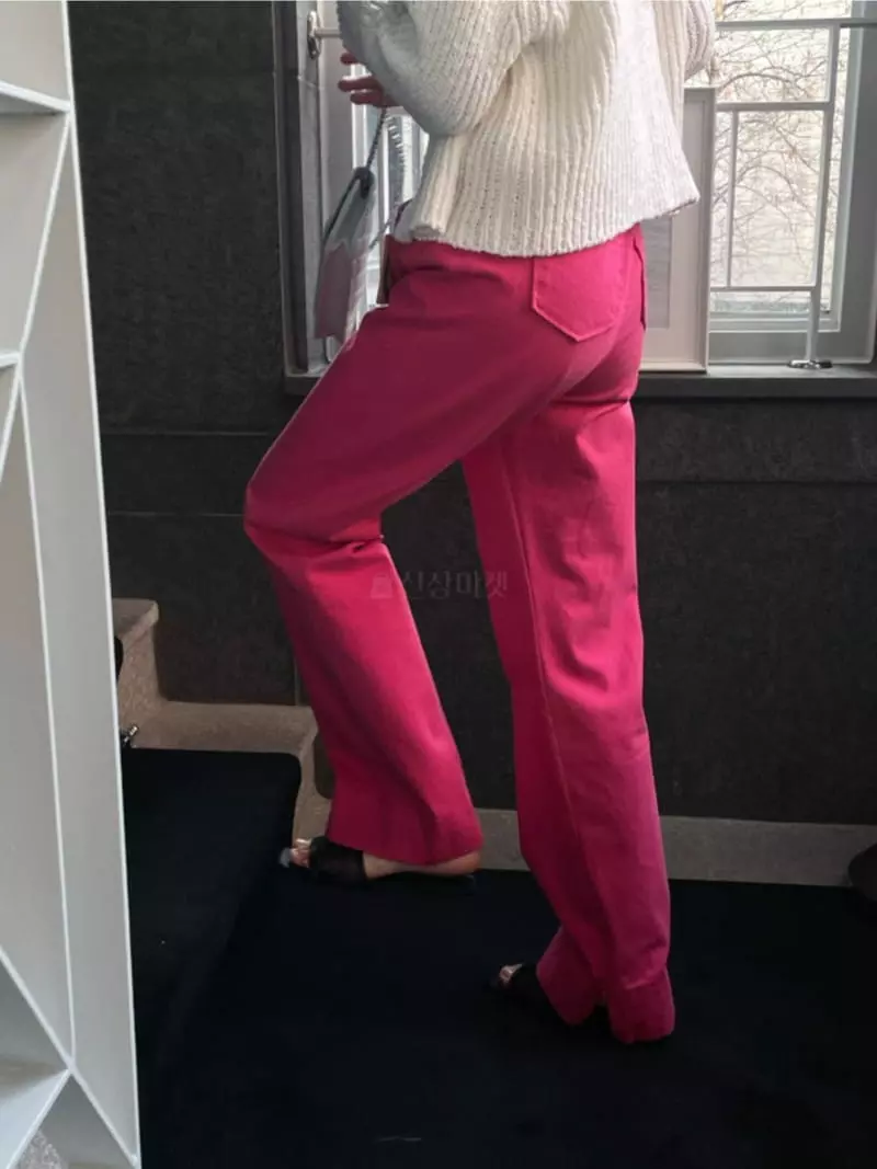 Breathe - Korean Women Fashion - #shopsmall - Cotton Slit Pants - 3