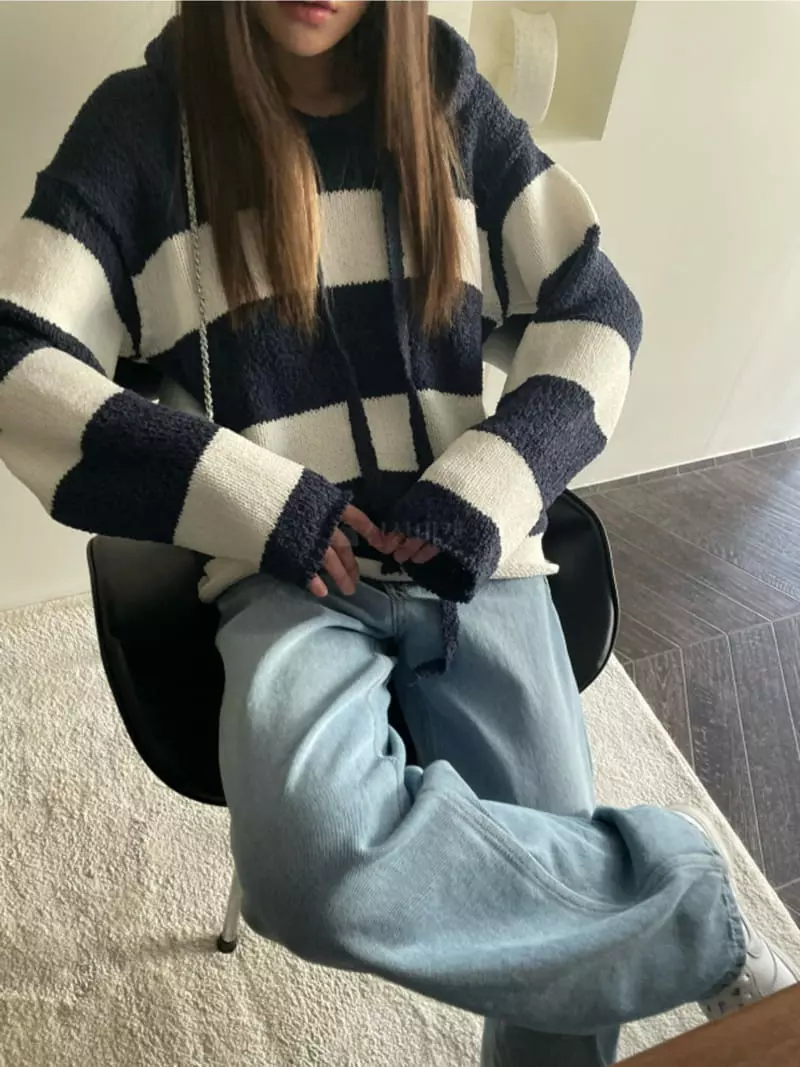 Breathe - Korean Women Fashion - #shopsmall - Candy Hoody Knit Tee