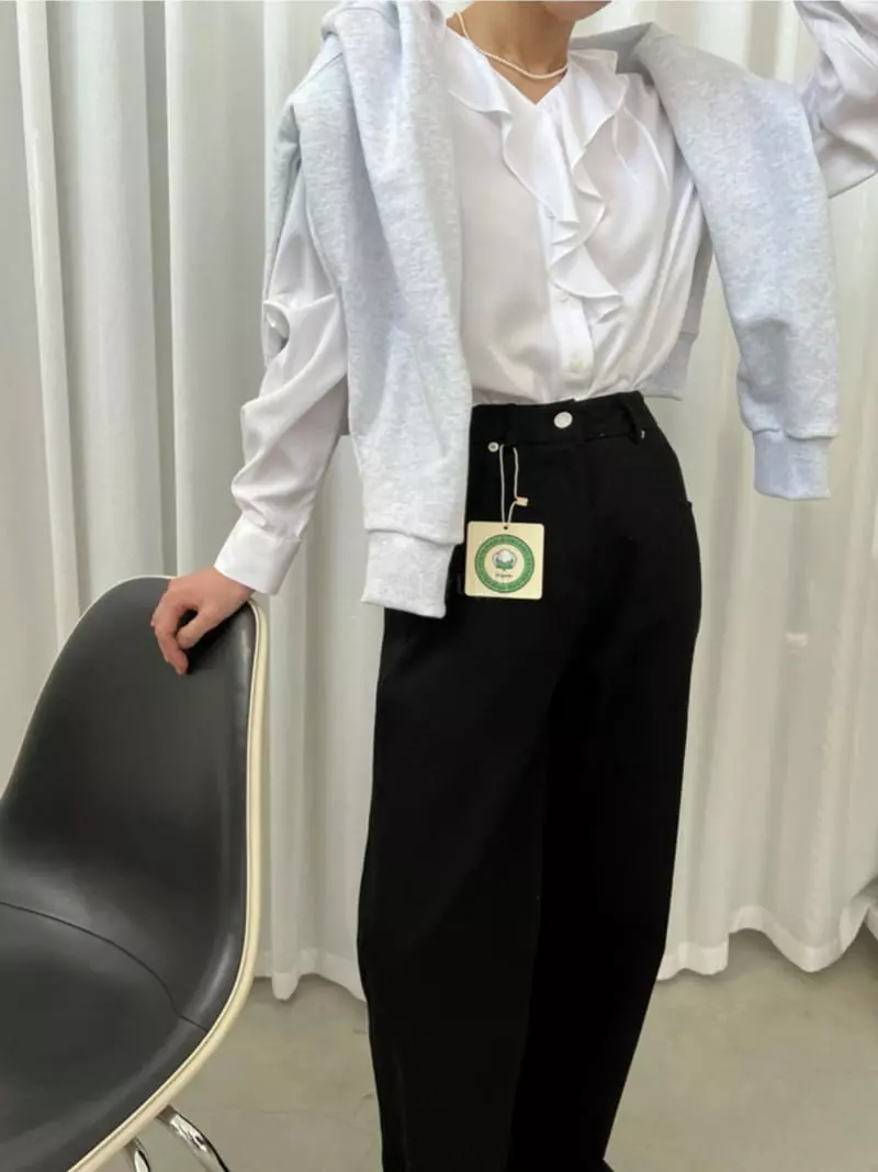 Breathe - Korean Women Fashion - #thelittlethings - Bambu Frill Blouse - 2