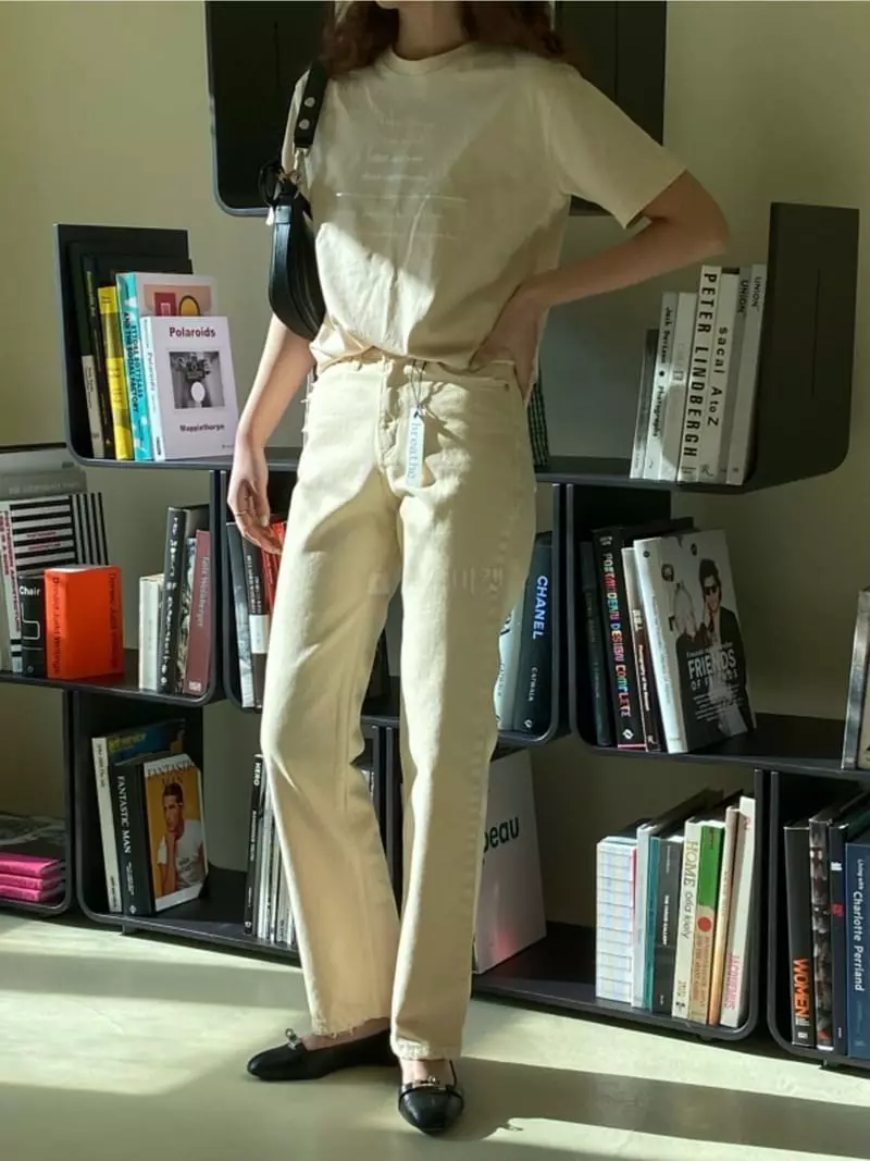 Breathe - Korean Women Fashion - #womensfashion - Cheese Dying Pants