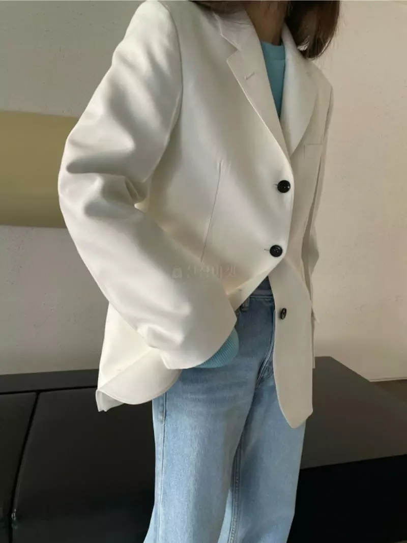 Breathe - Korean Women Fashion - #womensfashion - Wool Silk Jacket - 3