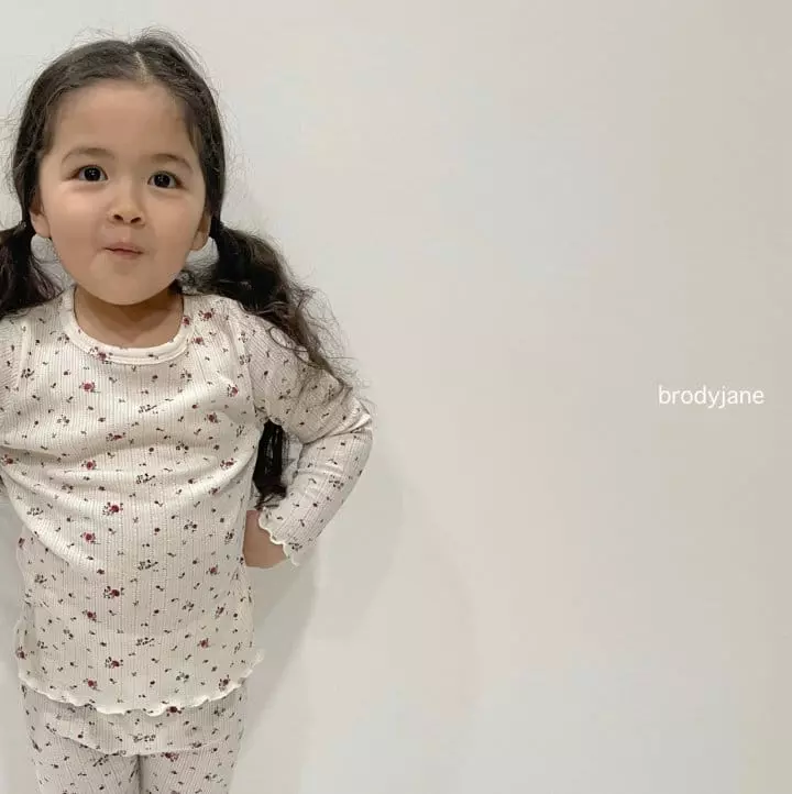 Brodyjane - Korean Children Fashion - #childofig - Flower Eyelet Frill Easywear