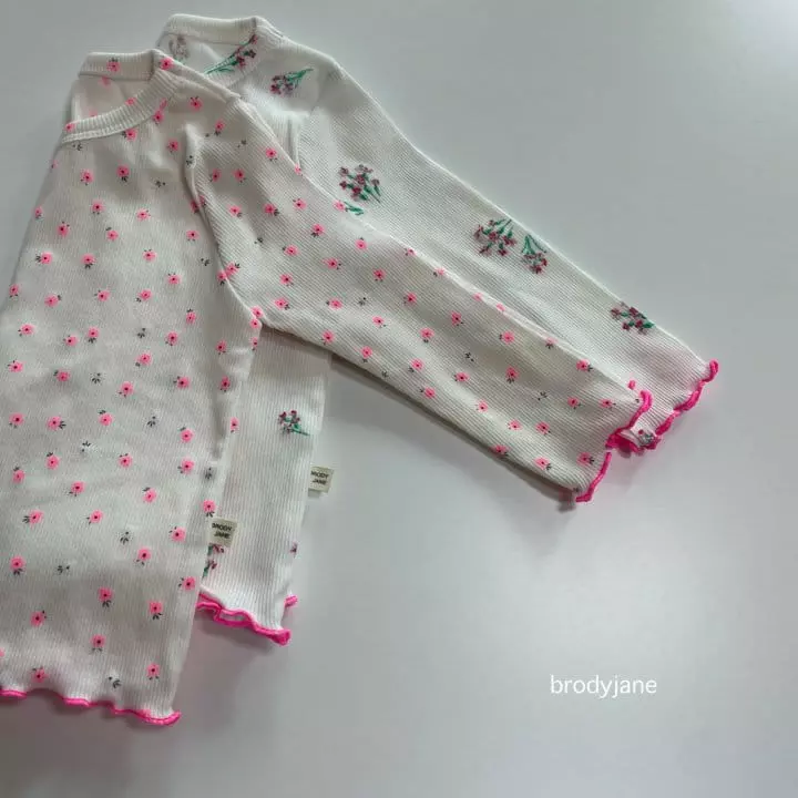 Brodyjane - Korean Children Fashion - #littlefashionista - Flower Rib Frill Easywear - 10